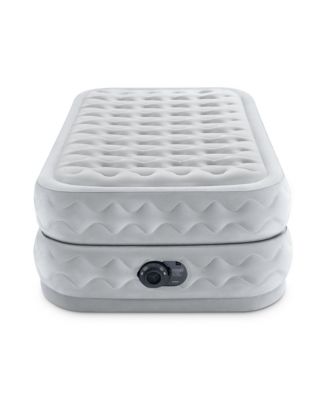 64487ED Supreme Air Flow Fiber Tech Air Mattress with Built in Pump, Twin