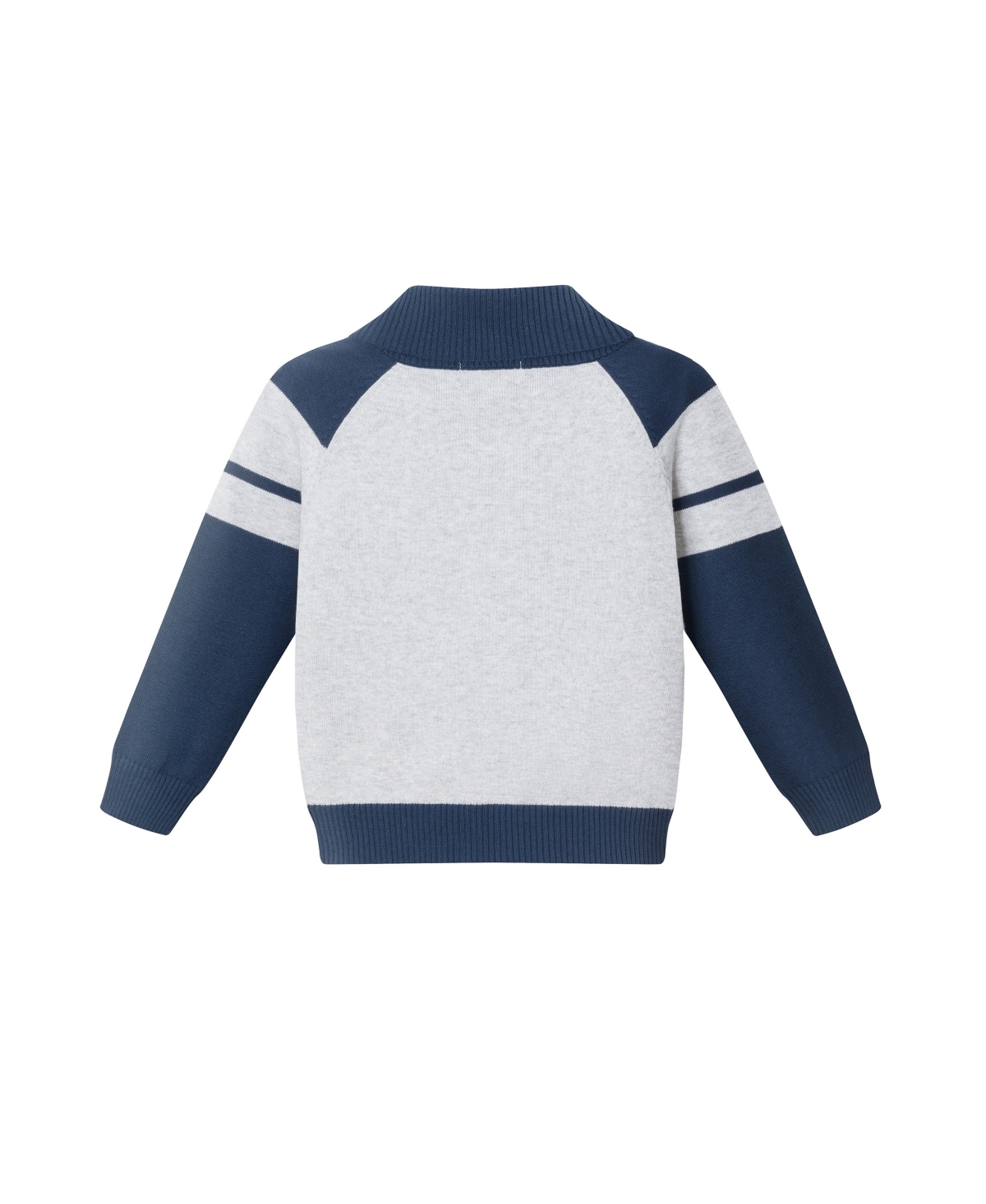 Andy & Evan Big Boys Toddler/Child Navy Grey Shawl Cardigan & Pant Set