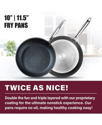 Professional 2-Piece Nonstick Fry Pan Set