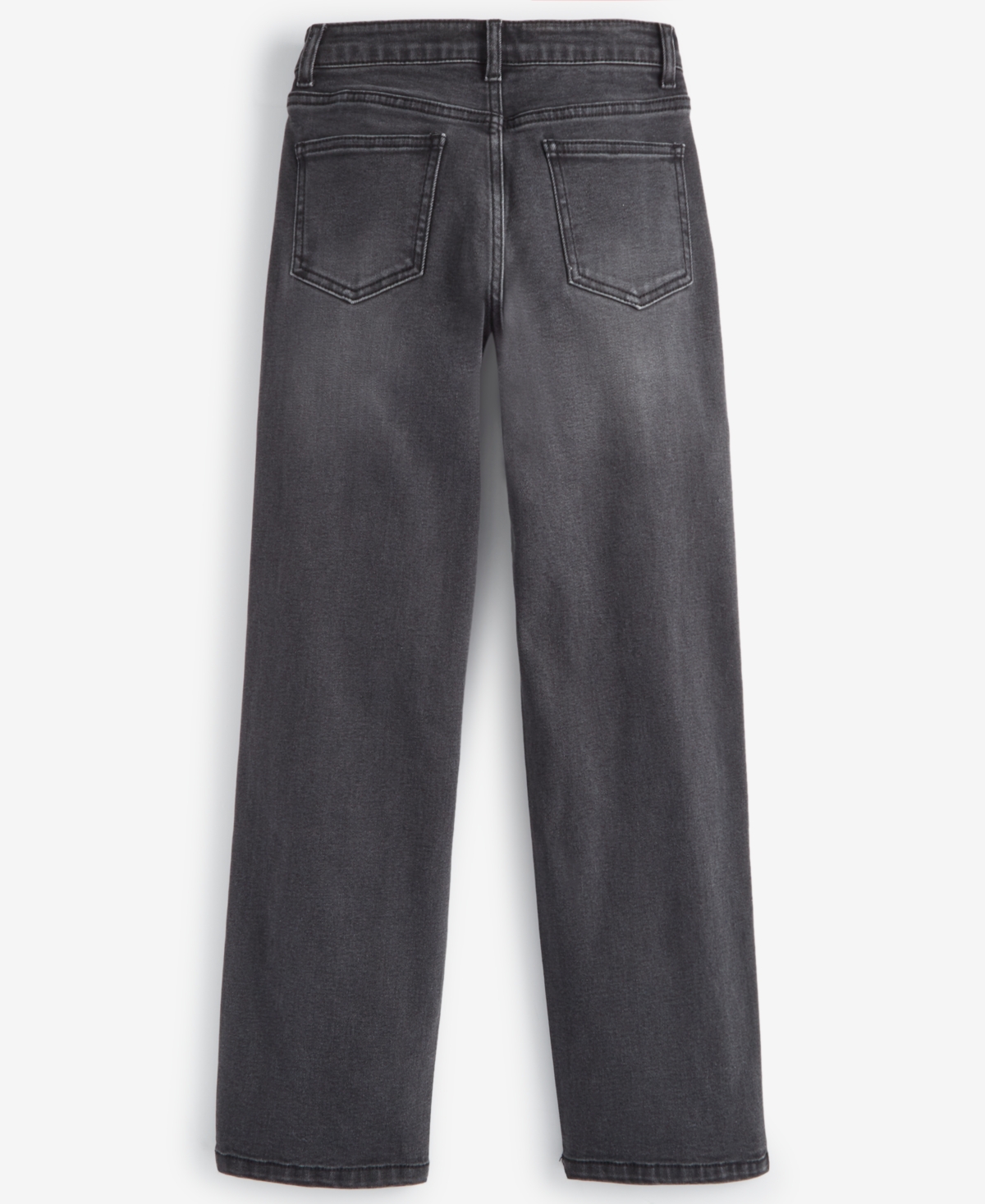Shop With Jules Big Girls Vintage Wash Bootleg Jeans In Black