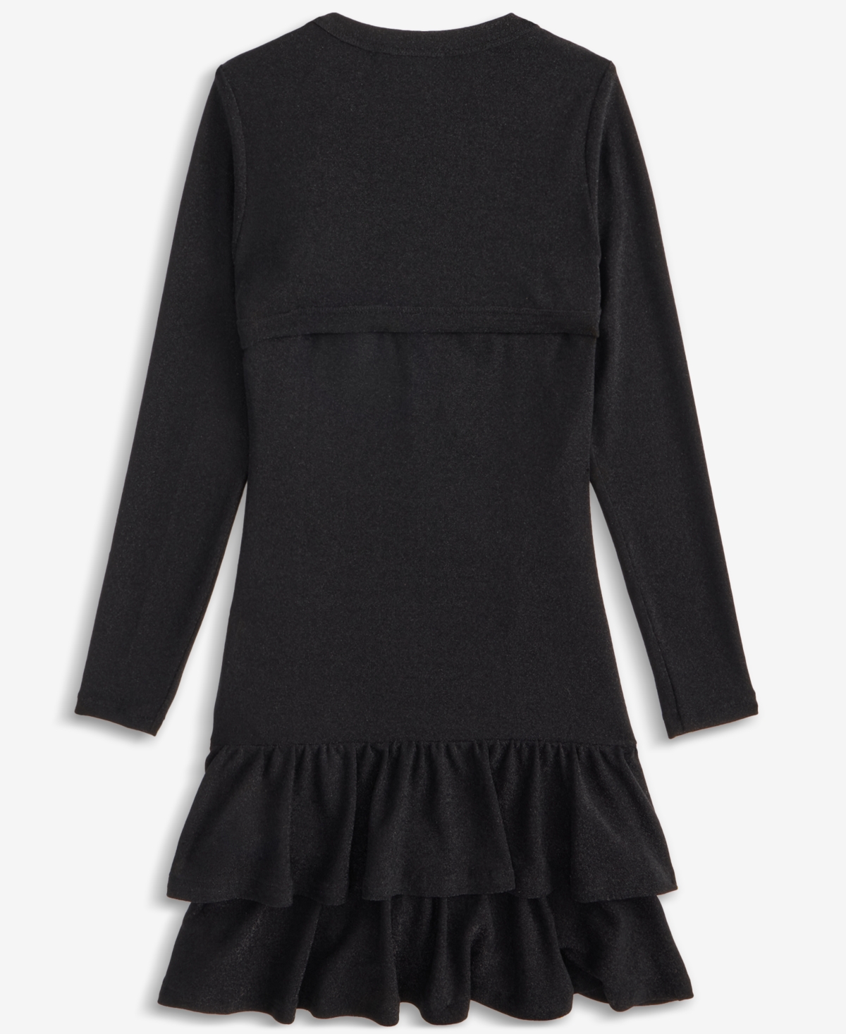 WITH JULES BIG GIRLS DROP-WAIST DRESS & SHRUG 