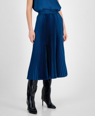 BOSS Orange - Women's Pleated Pull-On A-Line Skirt