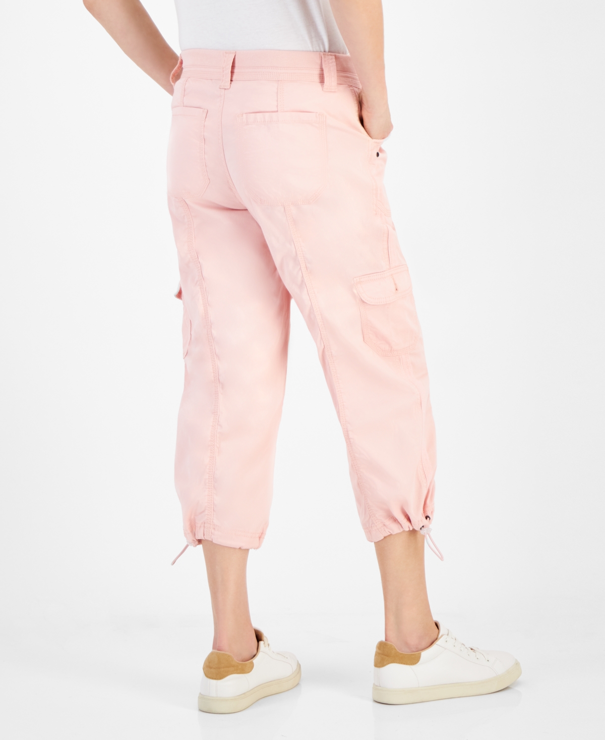 Style & Co Women's Cargo Capri Pants, Regular & Petite, Created For Macy's In Think Pink