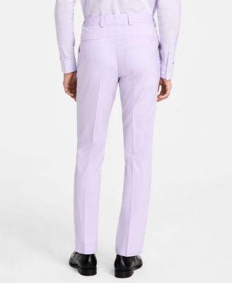Men's Modern-Fit Wool Blend Suit Pants