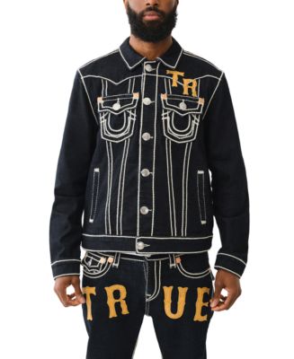 True Religion Denim Jacket Mens XXL Blue Jimmy Big QT