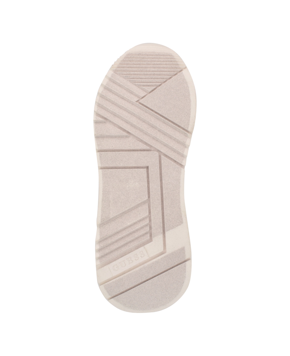 Guess Women's Energy Round Toe Retro Jogger Sneakers In White,medium Brown Logo