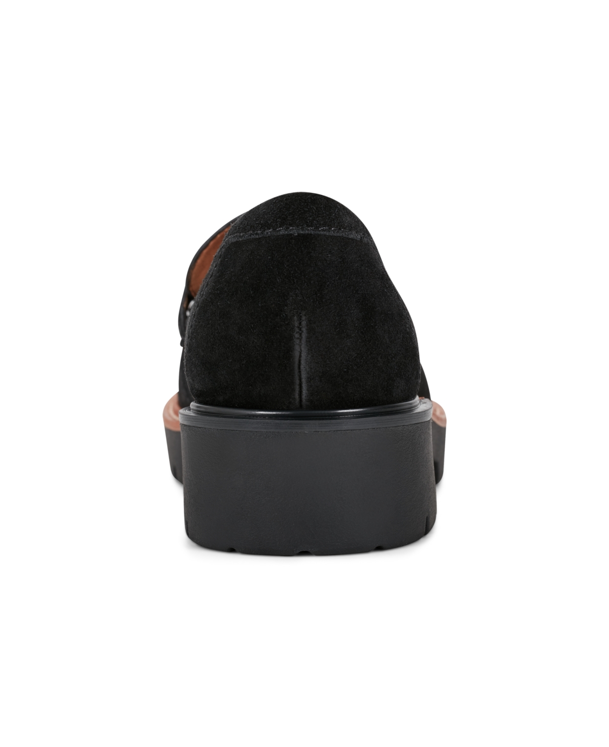 Earth Women's Zimm Round Toe Slip-on Casual Loafers In Black Suede