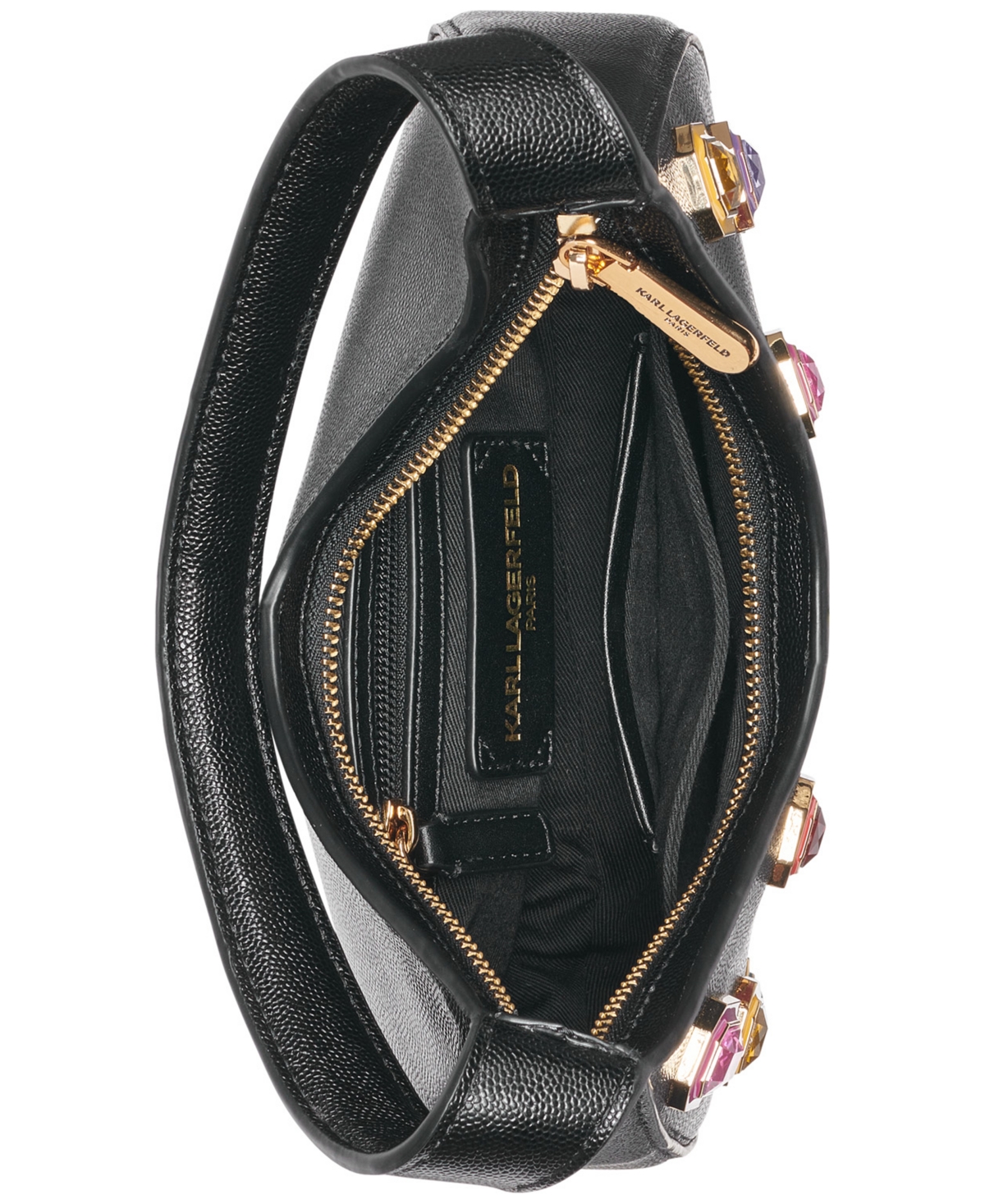 Karl Lagerfeld Paris Desi Leather Hobo