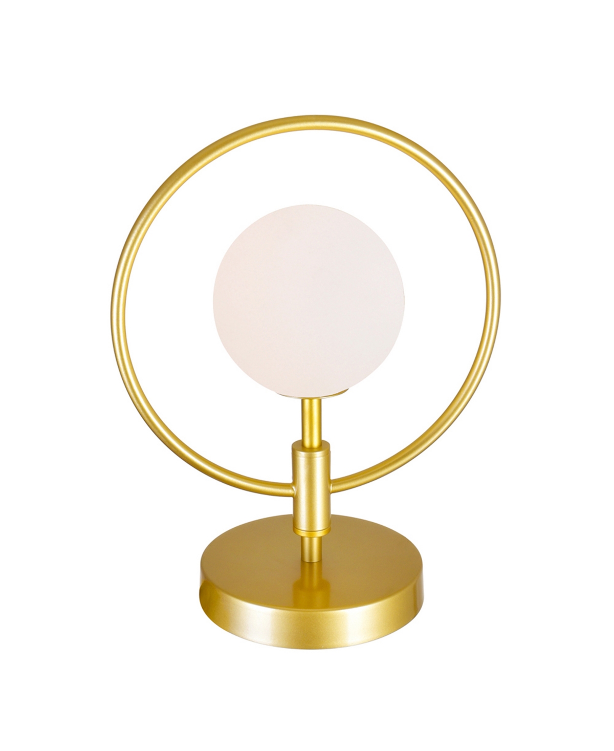 Cwi Lighting 12" Metal Celeste 1 Light Lamp In Medallion Gold