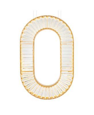 30" Metal Bjoux LED Chandelier