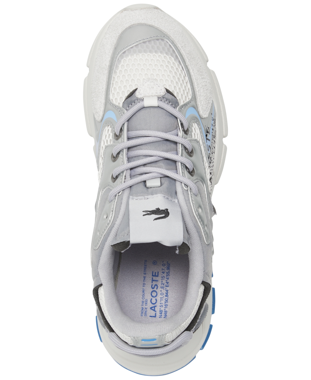 Lacoste Women's L003 Neo Textile Casual Sneakers from Finish Line -Silver