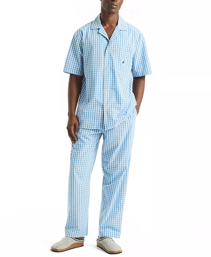 Men's Crafted Plaid Camp Sleep Pajama Shirt - thumbnail 2