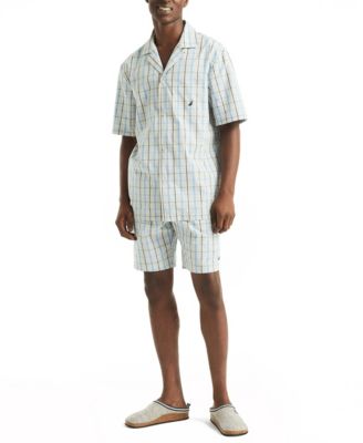 Men's Crafted Plaid Camp Sleep Pajama Shirt