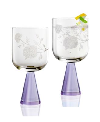 Peony Goblets, Set of 2