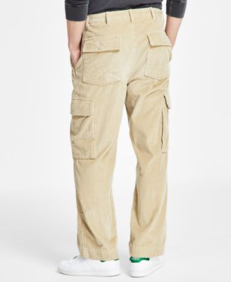 Sun + Stone Men's Riley Corduroy Cargo Pants, Exclusively at