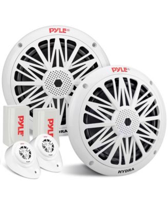 6.5" Marine Component Speakers, 2-Way, Waterproof, 200 Watt, White