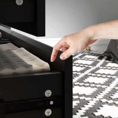 1Pc Particle Board 12-Drawer, Elegant Chest of Drawers