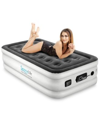 18" Twin Premium Raised Airbed With Built-in Pump