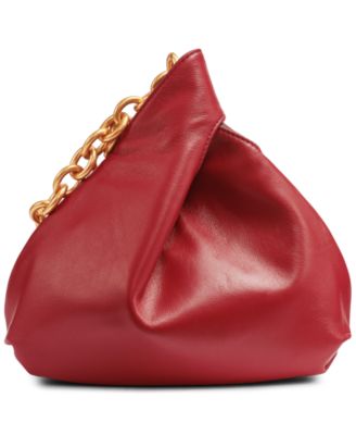 Lawrence Leather Wristlet with Chain Strap