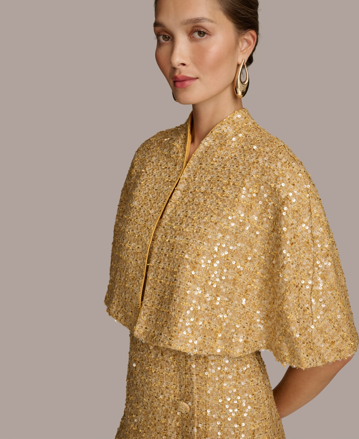 Donna Karan New York Women's 2pc Sequin Sheath Dress & Jacket