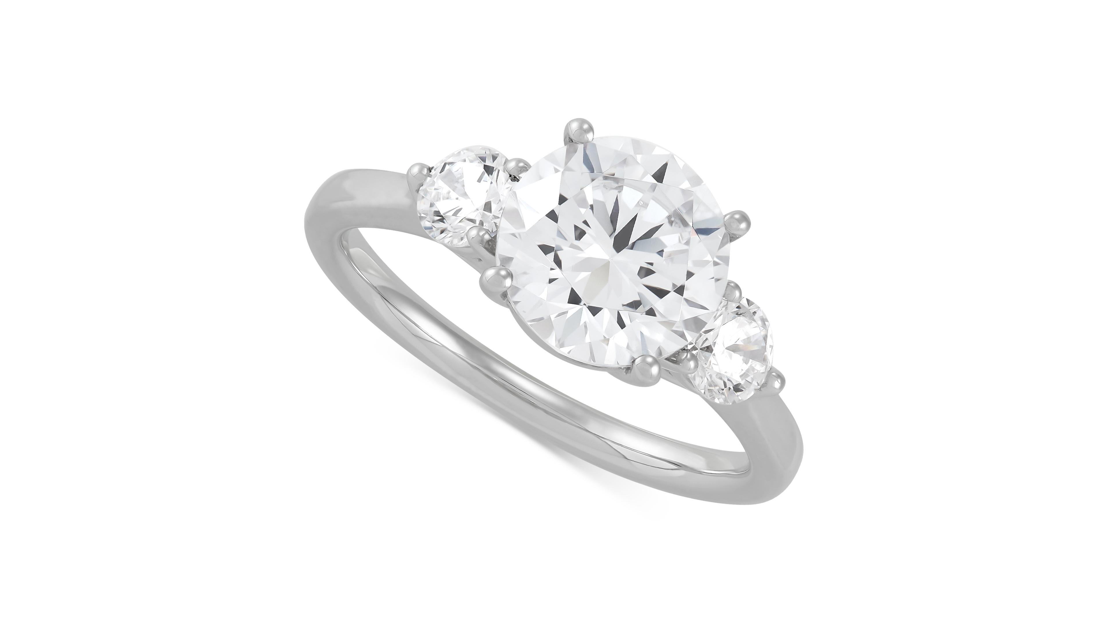 Grown With Love Igi Certified Lab Diamond Three Stone Engagement Ring (3 ct. t.w.) 14k Gold