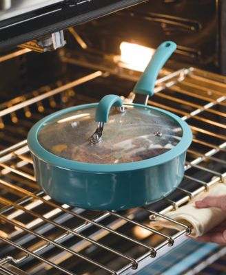 Cook + Create Aluminum Nonstick Saute Pan with Lid, 3 Quart