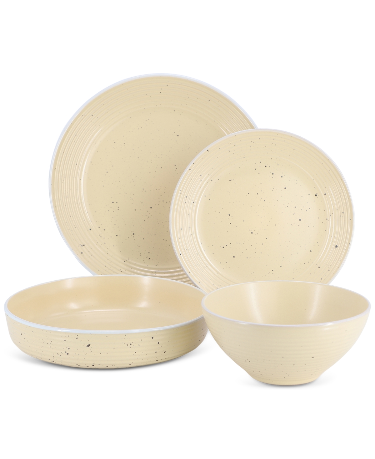 Elama Emilia Pc. Stoneware Dinnerware Set, Service for 4