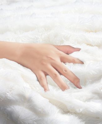 Reversible Micromink to Faux-Sherpa Tie-Dye Throw, 50" x 60", Exclusively at Macy’s 