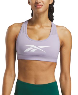 Reebok - Women's Lux Vector Medium Impact Racerback Sports Bra