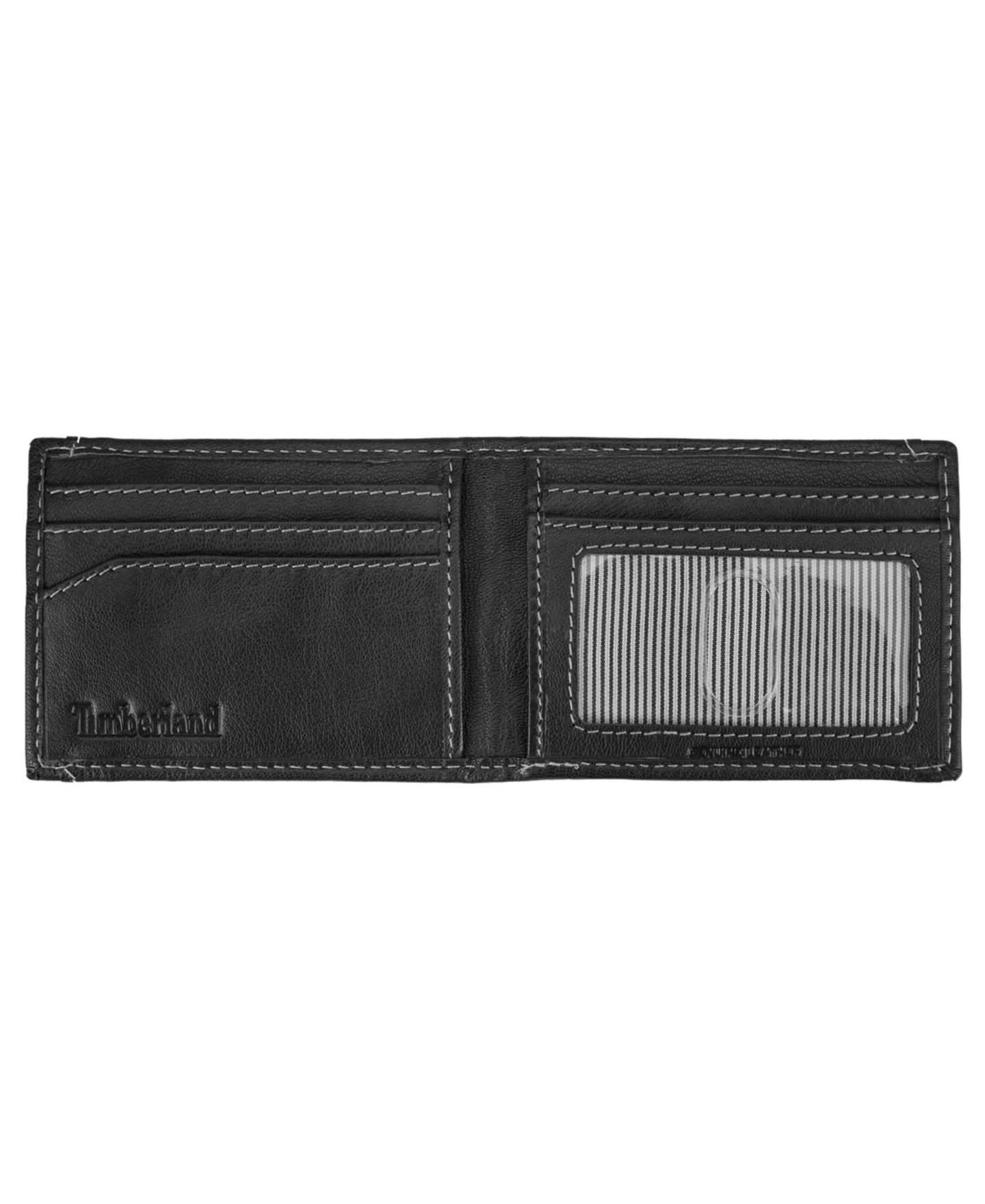 Мужской кошелёк Timberland Blix Flip Clip Leather Wallet, цвет: Чёрный — фото 2