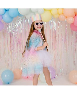 Girls Pastel Rainbow Dress Up Kit