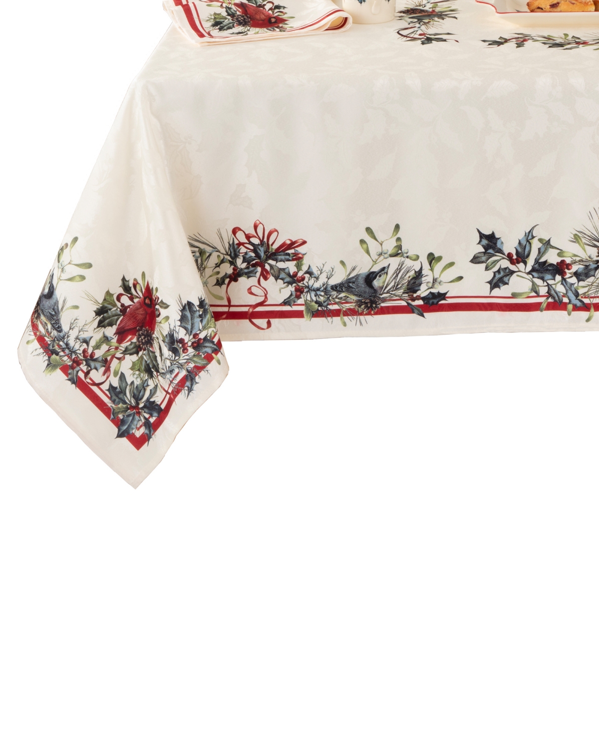 Lenox Holiday Winter Greetings Tablecloth