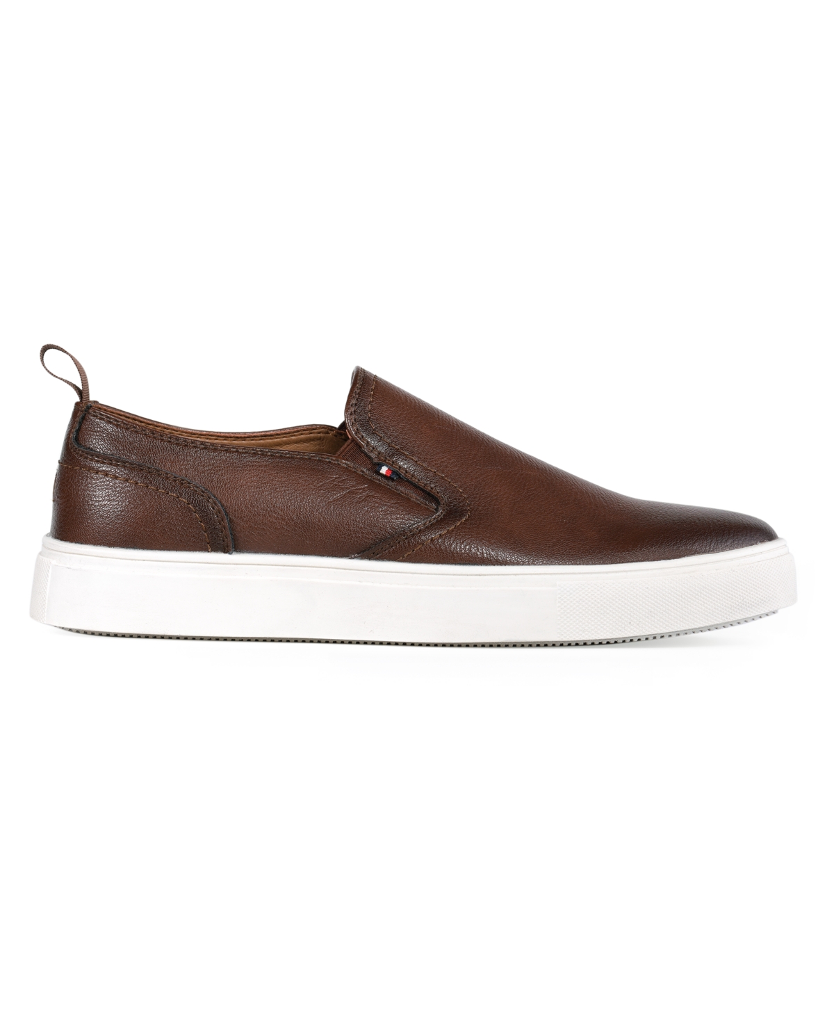 Tommy Hilfiger Men's Kozal Casual Slip On Sneakers In Brown Light Tumble