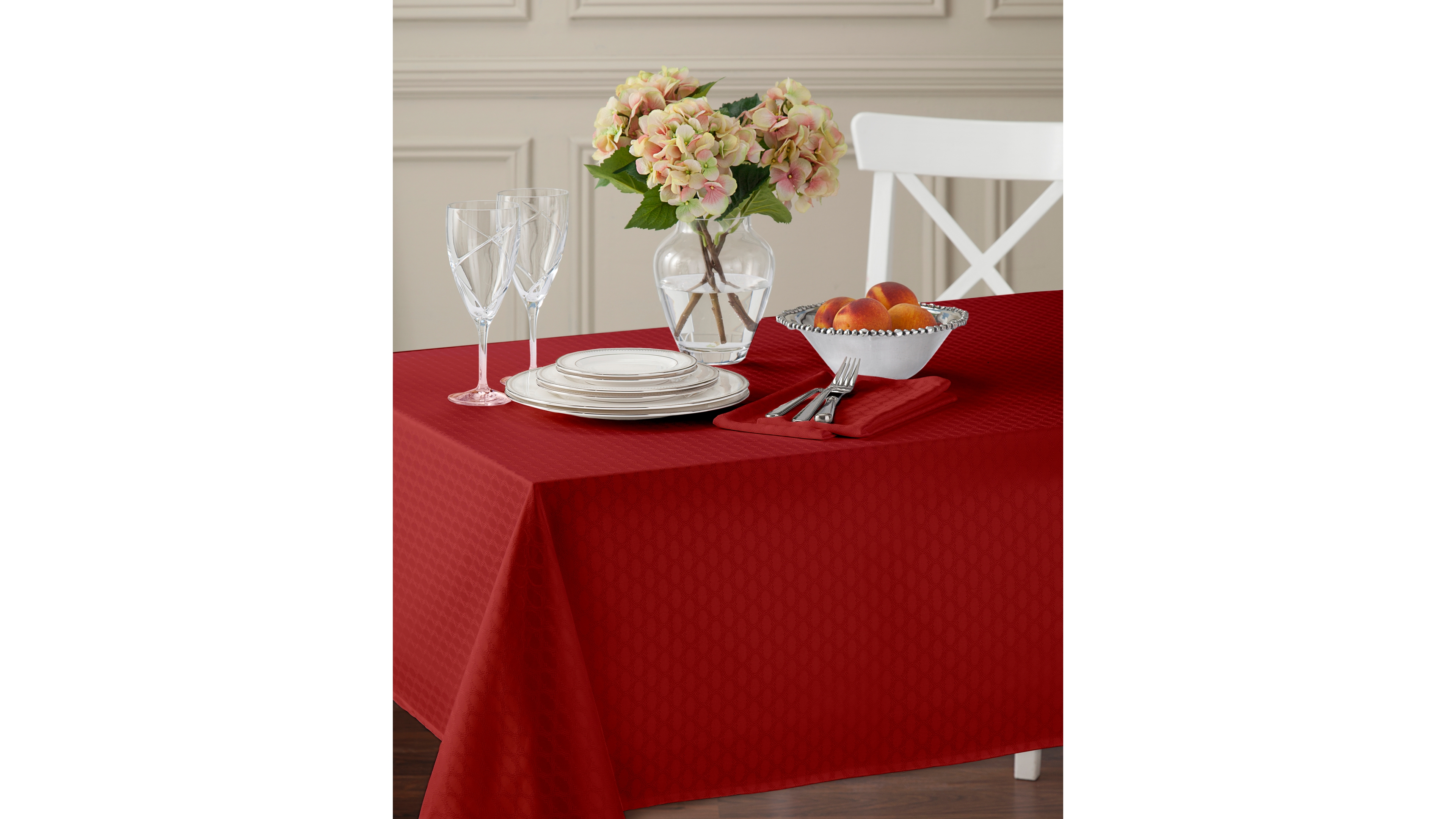 Lenox Olivia Textured Tablecloth, 60" x 120"