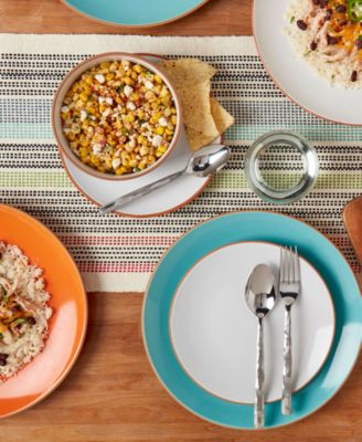 12 Pc. Stoneware Dinnerware Set, Service for 4