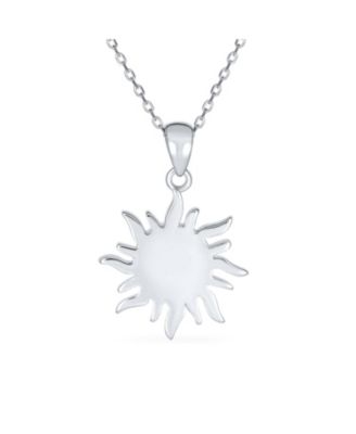 Irradiance Created Golden Yellow Orange Fire Opal Flaming Sunshine Star Sunburst Necklace Pendant Gold Plated Silver