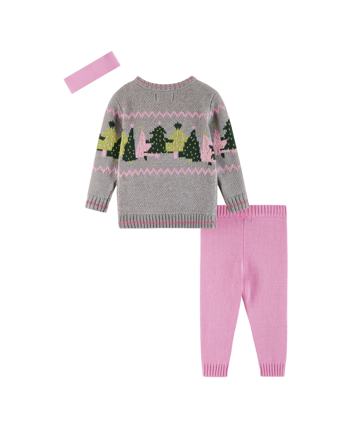 Andy & Evan Baby Girls Chenille Sweater & Sweater Knit Pant Set