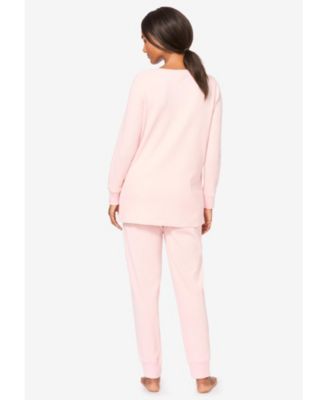 Women's Thermal Henley Pajama Set
