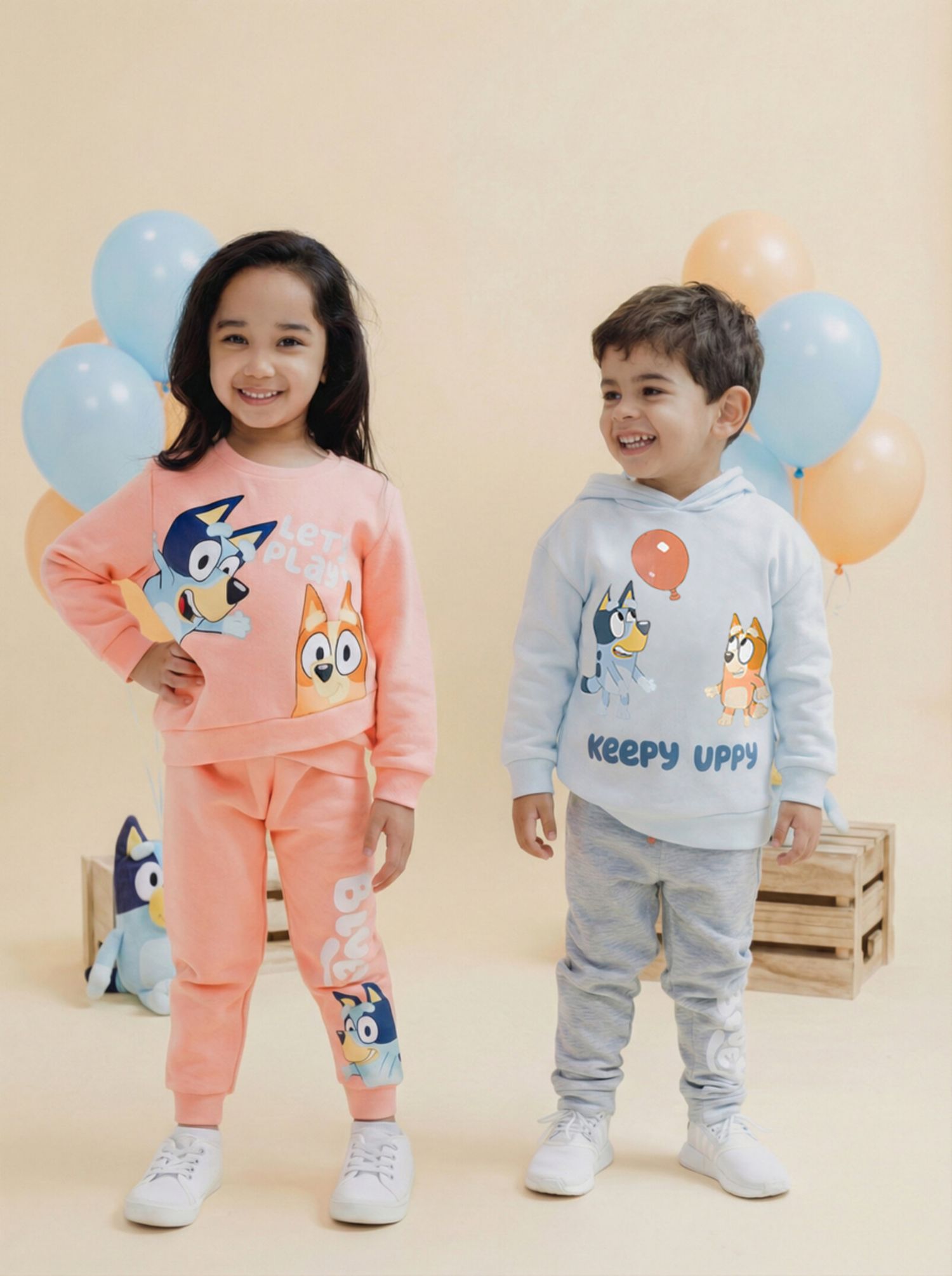 Girls 2-Piece Fleece Sweatshirt and Pants Set