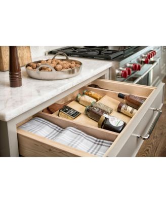 22'' Kitchen Drawer Organizer Insert Spice Rack Three-Tier, 4SDI-24
