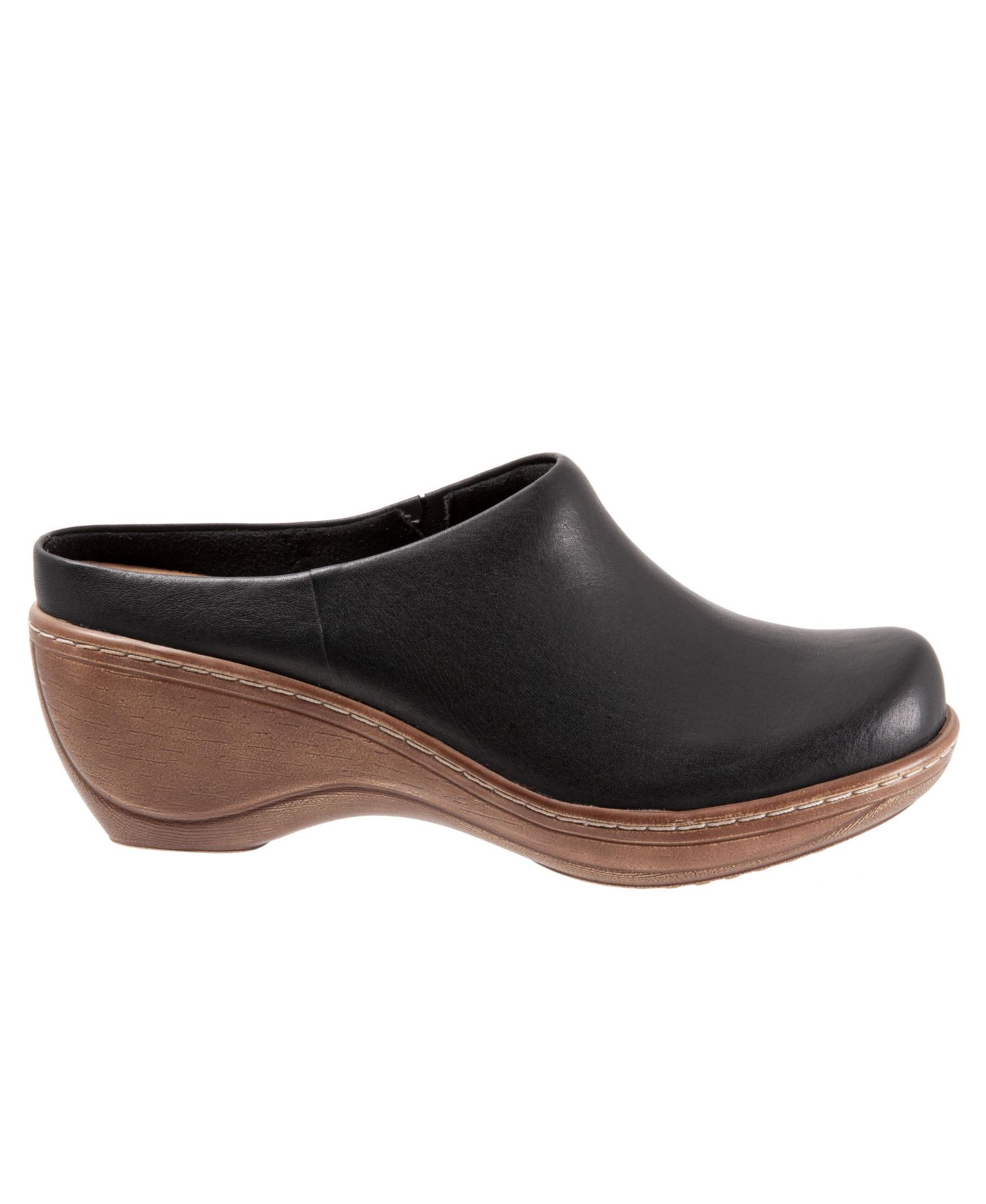 Женские сабо SoftWalk Madison Clog, цвет: Чёрный, вариант 1 — фото 2