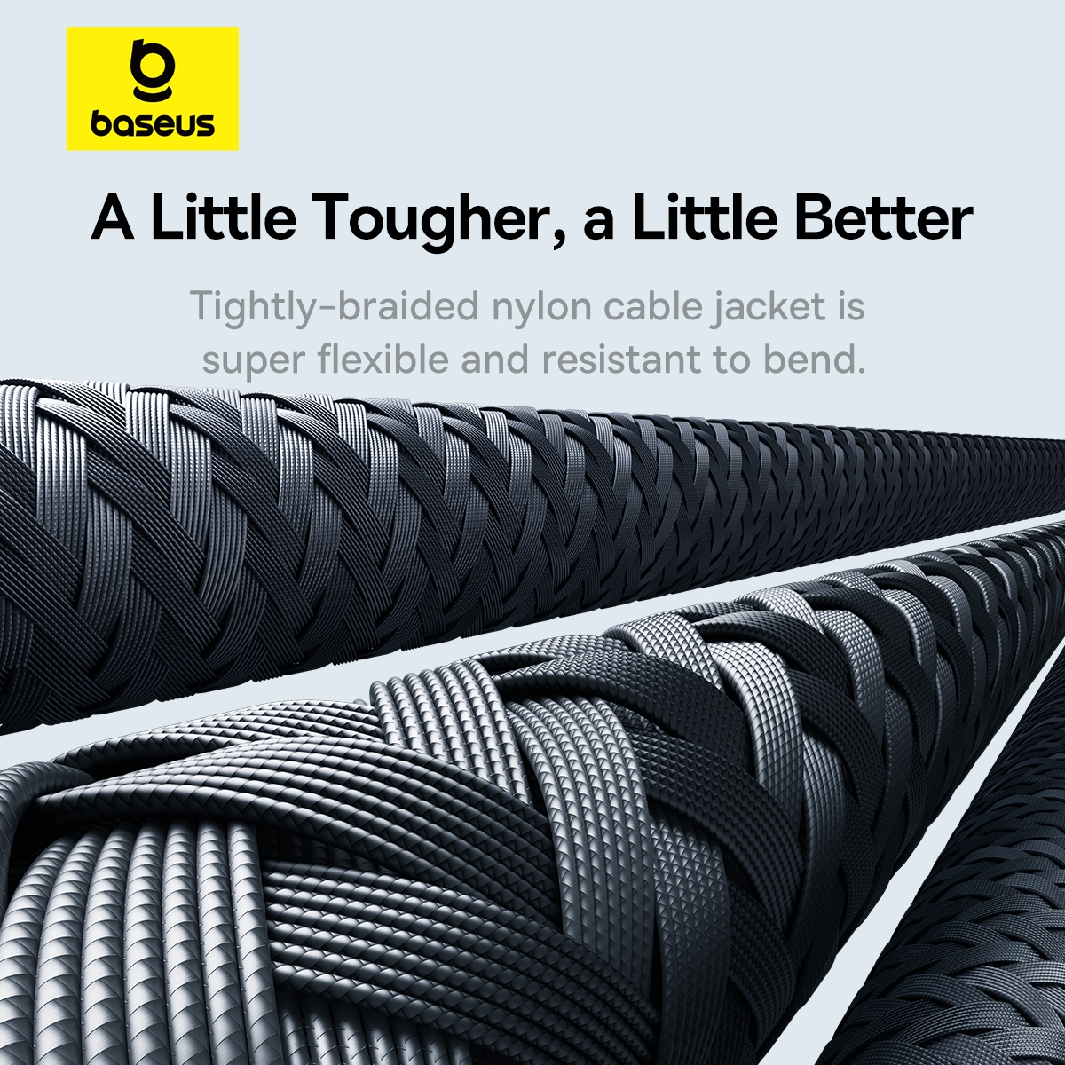 Baseus Usb C Cable 240W Usb-c to Usb-c Cable Type-c Charging Cable,3.3ft - 3.3ft-Black