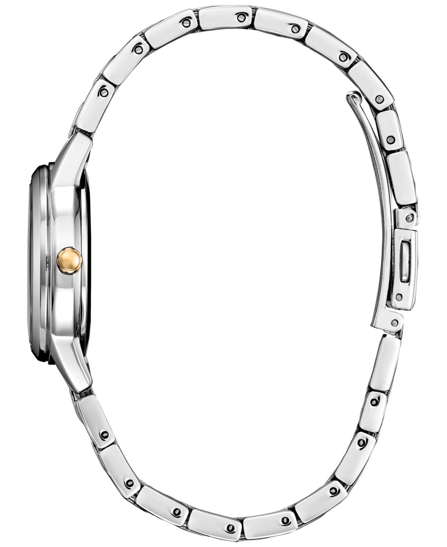 Женские часы Citizen Eco-Drive Two-Tone Stainless Steel Bracelet Watch 29mm — фото 2