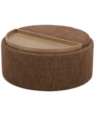 Jharli Fabric Storage Ottoman, Created for Macy's