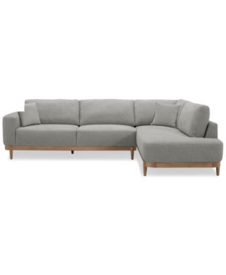 Jharli 2-Pc. Fabric Sectional Sofa, Created for Macy's