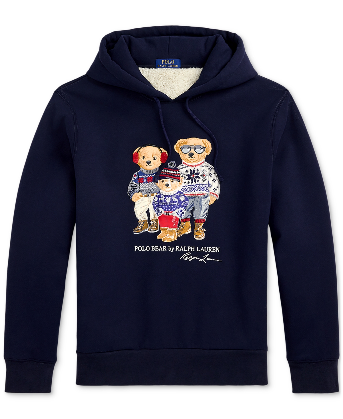 Polo Ralph Lauren Men's Polo Bear Family Fleece Hoodie