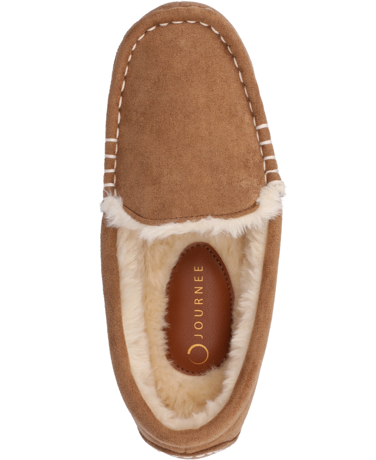Journee Collection Women's Jetah Round Toe Moccasin Slippers
