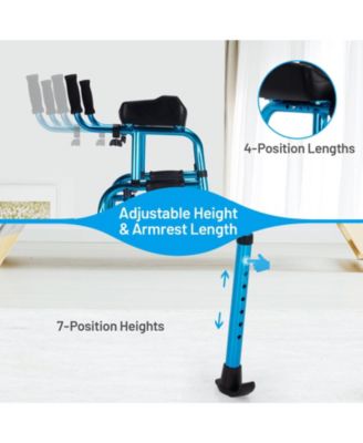 Folding Adjustable Aluminum Wheel Walking Frame