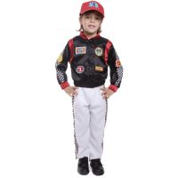 Dress Up America Race Car Driver Costume Set- Kids Boys & Girls