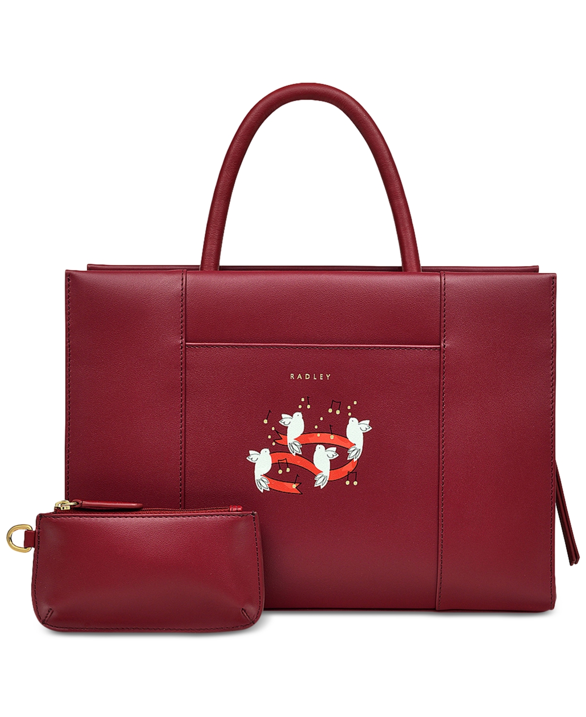 Radley London Twelve Days of Christmas Small Zip-Top Satchel